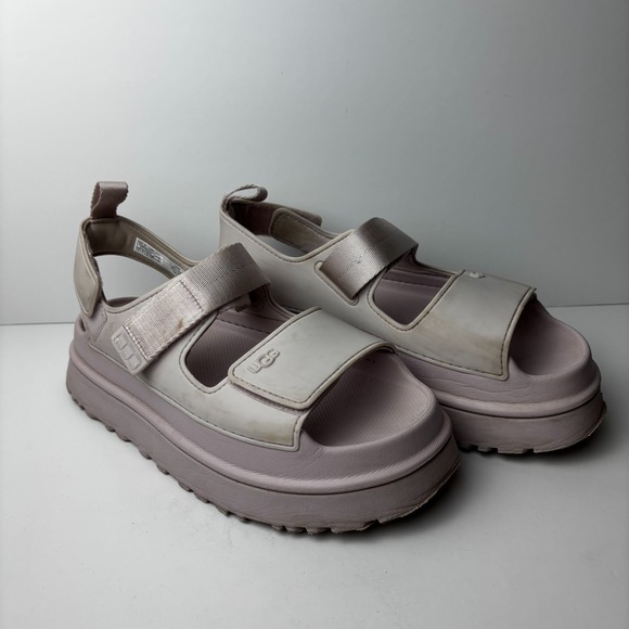 UGG Shoes - UGG Golden Glow Women Sandals in Bay Fog 1152685 Size 9